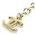 Collar Chanel dorado con perlas artificiales - vista 9