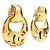 Orecchini a clip Chanel Gold - vista 2