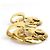Orecchini a clip Chanel Gold - vista 6