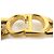 Choker in metallo dorato Christian Dior - vista 2