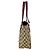 Borsa Tote Gucci marrone e bordeaux - vista 2