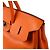 Hermès Bolsa Hermes Birkin 35 em couro Swift Orange - vista 6