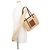 Borsa Tote Loewe Square Basket Small in rafia con Anagramma - vista 4
