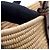 Borsa Tote Loewe Square Basket Small in rafia con Anagramma - vista 9