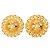 Orecchini a clip Chanel Coco Mark Matelassé placcati in oro