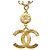 Collana Chanel Coco Mark placcata oro - vista 3