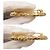 Broche Chanel Coco Mark - Plaqué or - vue 3