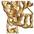 Broche Chanel Coco Mark - Plaqué or - vue 5