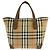Bolso tote Burberry con estampado Check - vista 2