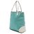 Borsa Tote Gucci in tela GG blu - vista 2