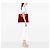 Fendi Runaway Tote aus perforiertem Leder, rot, Medium - Ansicht 5