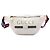 Borsa cintura Gucci White Small Grained Calfskin Web Logo