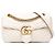 Gucci Beige Medium GG Marmont gesteppte Leder-Schultertasche