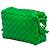 Borsa a tracolla Bottega Veneta Mini Intrecciato Loop in nappa verde - vista 2