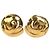 Orecchini a clip Chanel Gold CC placcati in oro Swirl