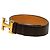 Cintura reversibile Hermès Constance H in pelle Box Calf e Togo nera - vista 2
