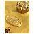 Orecchini a clip rotondi Chanel Gold CC placcati oro - vista 4