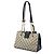 Borsa Tote Gucci Beige Small GG Supreme Bee Padlock - vista 2