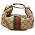 Gucci Mini Vanity aus beigem GG Canvas mit Web-Streifen