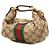 Gucci Mini Vanity aus beigem GG Canvas mit Web-Streifen - Ansicht 2