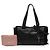 Borsa Shopping Utilitaire Miu Miu in nappa nera - vista 6