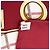 Foulard di seta Hermès Red Camails - vista 4