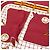 Foulard di seta Hermès Red Camails - vista 5