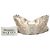 Clutch Alexander McQueen White Medium Satin De Manta Printed - vista 7