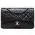 Chanel Black Medium Classic Lambskin Double Flap