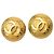 Orecchini a clip Chanel Gold CC placcati in oro