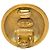 Orecchini a clip Chanel Gold CC placcati in oro - vista 3
