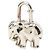 Charm Lucchetto Elefante Hermès placcato palladio argento