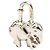 Charm Lucchetto Elefante Hermès placcato palladio argento - vista 2