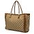 Bolso Tote Gucci Bella de lona GG beige - vista 2
