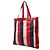 Borsa Tote Gucci Baiadera a righe in tela rossa - vista 2