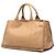 Prada Tote Shopping Grande em Pele de Cabra Trançada Madras Castanha - vista 2