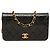Chanel Black Mini CC Quilted Lambskin Full Flap