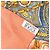 Foulard di seta Hermès Orange Napoleon 90 - vista 6
