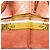 Foulard di seta Hermès Orange Napoleon 90 - vista 8