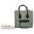 Céline Celine Green Medium Tweed Phantom Luggage Tote - vista 6