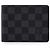Louis Vuitton Black Damier Graphite Multiple Geldbörse