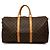 Louis Vuitton Brown Monogram Keepall Bandouliere 50