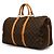 Louis Vuitton Brown Monogram Keepall Bandouliere 50 - vista 2