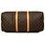 Louis Vuitton Brown Monogram Keepall Bandouliere 50 - vista 3