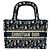 Dior Book Tote Mini Blue Oblique Canvas Handtasche
