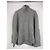 Salvatore Ferragamo Ferragamo Poncho aus Wollmischgewebe in Grau mit gelbem Innenfutter - Ansicht 2