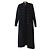 Autre Marque Saint Laurent Abrigo Largo de Lana Negro