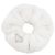 Scrunchie Prada in cotone terry con triangolo