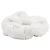 Scrunchie Prada in cotone terry con triangolo - vista 2
