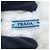 Scrunchie Prada in cotone terry con triangolo - vista 7